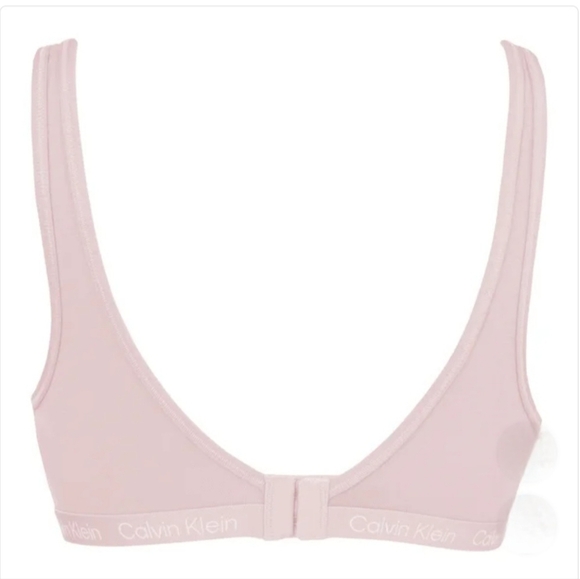 Calvin Klein 2 Pack Bralette Cotton Modal Pink Tan Size Small Bras - Picture 4 of 16